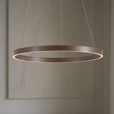 [GEBRAUCHT] B-Ware Lucande Led Hängeleuchte Pendelleuchte Yonam Lampe Braun Cct 80 Cm 1 Flg (1/2)