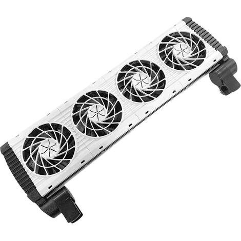 Ventilateur Aquarium, Refroidisseur D'aquarium Ventilateur de Refroidissement pour Aquarium Silencieux avec Réglage de La Vitesse Réglable Ventilateur de Refroidissement avec Minuterie, 4 Ventilateur (1/5)