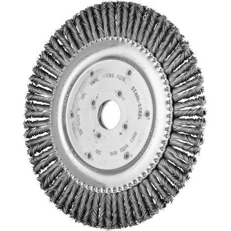 PFERD TOOLS COMBITWIST PIPELINE Bürste gezopft RBG Ø 178x6x22,2 mm Stahl-Draht-Ø 0,50mm Winkelschleifer 10 Stk (1/4)