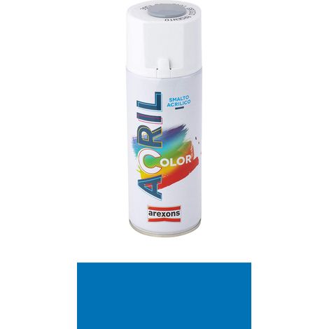 Bomboletta spray smalto acrilico acrilcolor 3951 blu traffico ral 5017 arexons