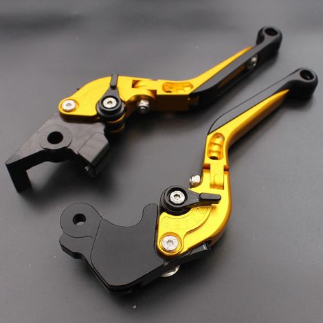 Convient aux freins Benelli 502C modifiés 302S, 752S Cub 500/250, embrayage Huanglong 600, klaxons de guidon (jaunes, pliables et télescopiques) (1/4)