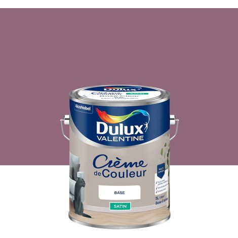 Peinture Crème De Couleur Satin Figue 5L - Dulux Valentine (1/4)