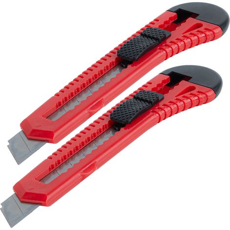 Universalmesser ABS 100x18x0,5mm 2 Stück amio-04806 (1/5)