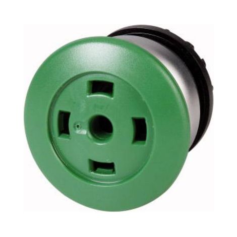bouton poussoir « coup de poing » à accrochage lumineuxVert sans étiquette 000216766 EATON M22 DRP G X GVP (1/2)