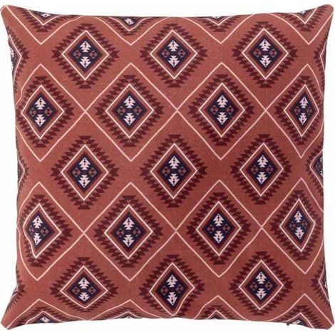 Housse de Coussin "Neo Berbère" 40x40cm Rouge (1/4)