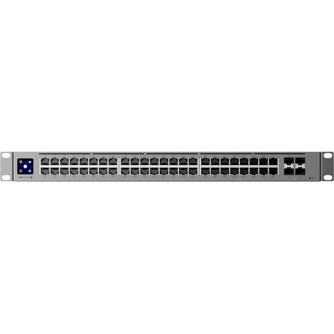 UBIQUITI UniFi Switch Pro Max, 48 Ports, Layer 3, (32) GB PoE+, (16) 2,5 GB PoE++, (4) 10G SFP+, 700W