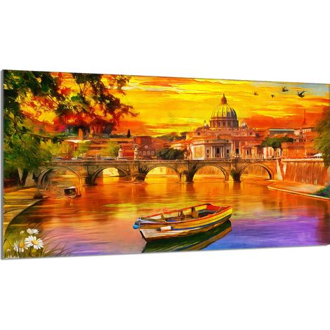 Piastra protettiva in vetro per fornello 90x52 Boat (1/5)