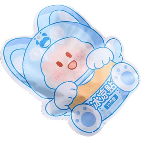10 patchs rafraîchissants en gel non tissé, doux pour la peau, portables et largement utilisés, pour les chatons en été. (1/5)