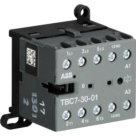 Contacteur ABB série GJL131, 3 pôles , 3NO/1NF, 20 A, 17 32 V c.c., 5,5 kW ( Prix pour 1 )