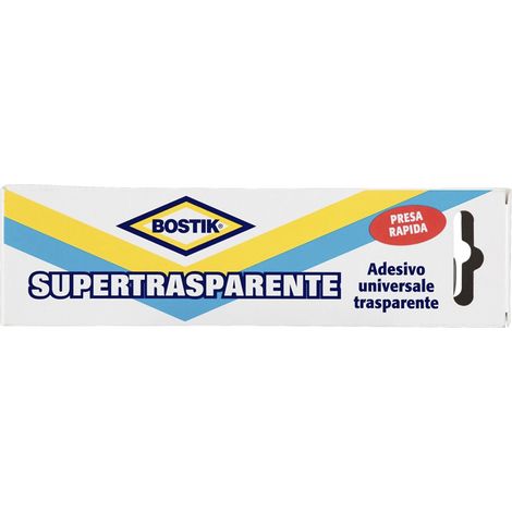 Bostik Supertrasparente astuccio 50gr, trasparente