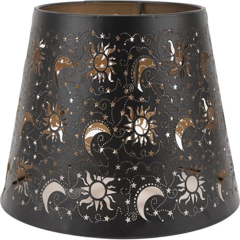 Ombre métal abat-jour E27 E26 pince sur Table évider abat-jour en fer pour lampadaire (1/4)