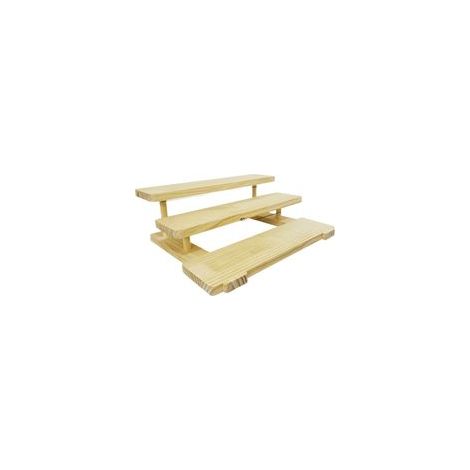 Pots de fleurs en bois massif à plusieurs niveaux, figurines, bracelets, étagères pour stands, présentoirs de rangement à plusieurs niveaux, vente en gros, usage domestique (1/2)