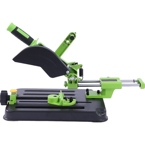 Soporte para amoladora angular, con sujeción ajustable, multiuso, color verde. (1/2)