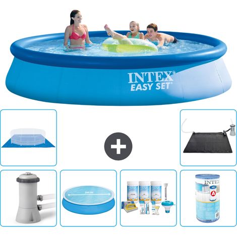 Intex Piscine Easy Set Ronde - 396x84 cm - 7-pièces S41142 (1/5)