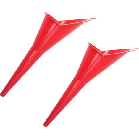 2pièces Funnel Longue Plastique Pour Huile Moteur Pratique Pour Auto Et Pour Kérosène Et Moteurs (1/5)