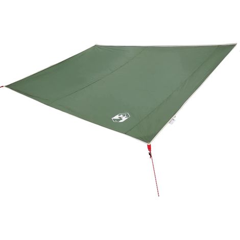 Tarp résistant à l'eau avec toit Vert (1/5)