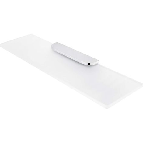 Nimco Nikau - Estante, longitud 50 cm, cristal mate/cromo NK 30091B-50-26
