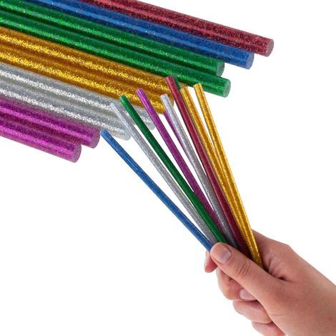 MB-13061 PISTOLA PER COLLA A CALDO CON GLITTER 10 pezzi 7MM