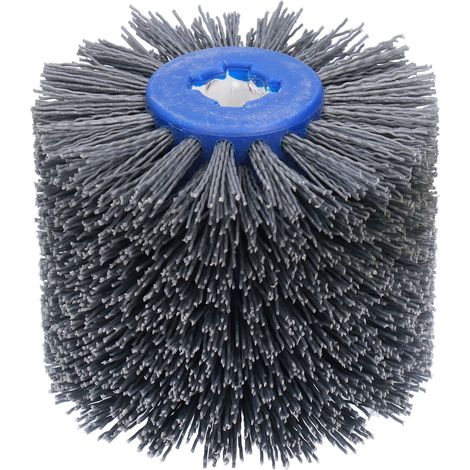 Ortviai Rouleau de ponçage pour bois – 120 mm, grain 240, abrasif carbure de silicium, finition vieillie et rainurage (1/5)