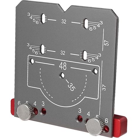 Gabarit charnière Porte Armoire Guide perçage Cuisine Serrure Outils menuiserie Travail Bois Installation précision (1/5)
