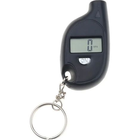 Mini manomètre de pression des pneus avec affichage numérique LCD, manomètre de pression des pneus de voiture et de moto, alarme de sécurité (1/5)