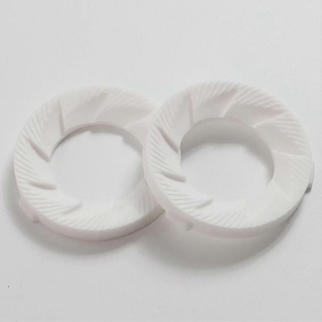 Lot de 2 disques de broyage de café en céramique d'alumine, adaptés aux machines à café. (1/5)