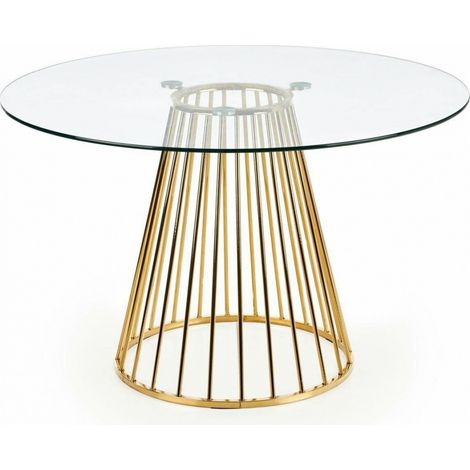 Mesa Houston 1006 , 75x0x0cm, Vidrio templado, Metal
