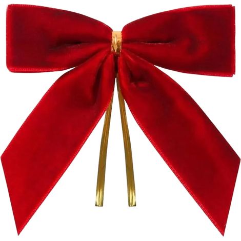 Bow - 3 5 Pouces - Pour Arbre De Noël Et Porte D Entrée - Décoration Suspendue - 1 Pièce (1/2)