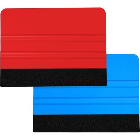 CSPARKV 2 Pièces Raclette Plastique, Décalcomanie Applicateur Papier Peint Outil de Lissage Voiture Vinyle Wrap Grattoir Artisanat Mini Raclette (1/5)