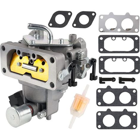 Carburateur 15004-1010 pour Kawasaki FH641V FH661V FH721V FX850V 22 HP Moteur, remplace 15004-7024 15004-0757 15004-1005 15004-0763, avec Joints, Filtre à Carburant