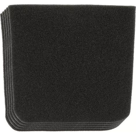 Originali Einhell Set di 5 filtri in gommapiuma per aspirasolidi e liquidi classe di polveri L (5x filtro in gommapiuma grandi come accessori adatti per aspirasolidi e liquidi SACL di Einhell)