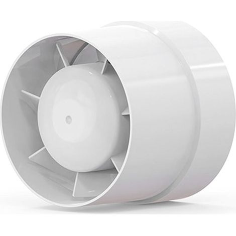 Extracteur d'Air Axial 100mm Économique 12W 130m³ Conduit Ligne pour Salle de Bain Cuisine Cave (1/4)