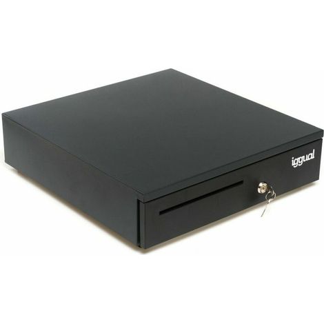 iggual Cajón Portamonedas IRON-35 42cm 5+6 negro (1/3)