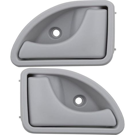 Poignée De Porte Intérieure - Gauche Et Droite - Compatible Renault Twingo 1 1993-2007 Kangoo 1998-2010 - Plastique - Lot De 2 (1/5)