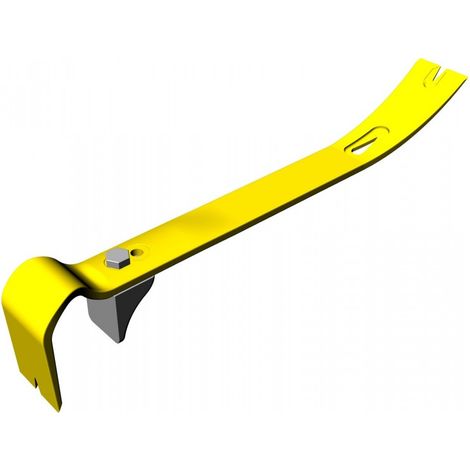 Leborgne – Pince à décoffrer plate Sylvapro – Forgée et trempée – Ergonomie améliorée pour clous et décoffrage – 2 positions d'ergot (1/2)