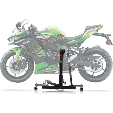 Werkstatt-Stütze Centrale Power Evo für Kawasaki Ninja ZX-4RR 24-25 grau