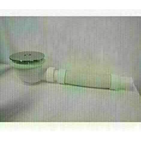 Sifone Pilettone Coperchio In ABS Cromato Lucido Con Tubo Di Scarico Regolabile Per Piatto Doccia Aica (1/3)
