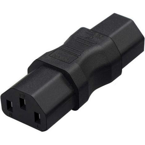 Adaptateur prise IEC320 C13 vers C15 3 broches - convertisseur de puissance trèfle (1/5)