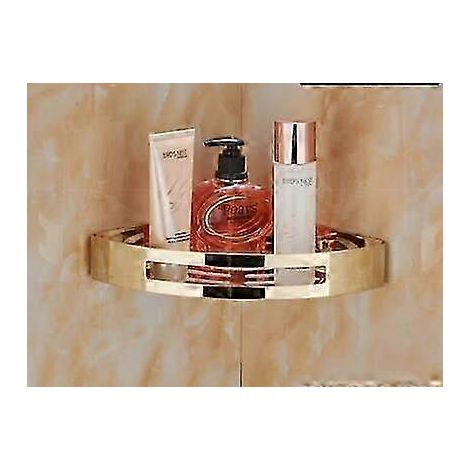 Étagère d'angle pour salle de bain, étagère de douche en acier inoxydable, porte-shampoing. (1/5)