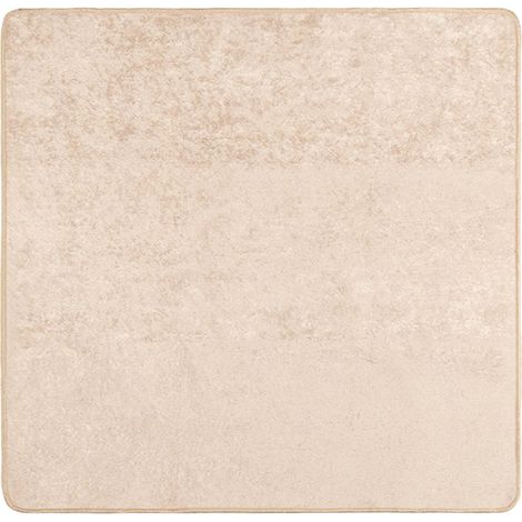 Teppichläufer MARSA Creme 100 x 100 cm Polyester und PVC vidaXL