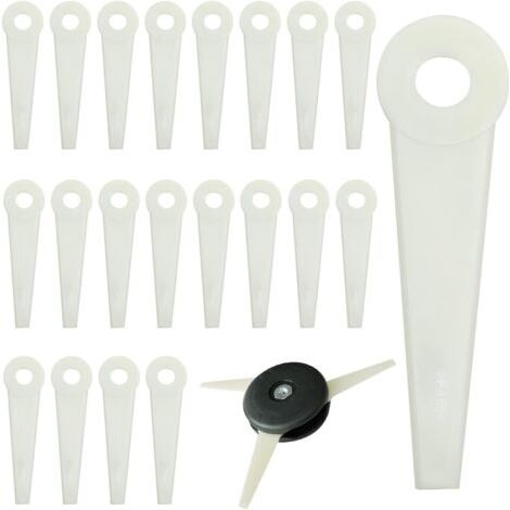 Cuchillas de repuesto RosyFate, paquete de 20, para desbrozadoras Stihl Polycut 5-3, 6-3, 7-3, 10-3, 20-3, 40-3, 41-3 (1/4)