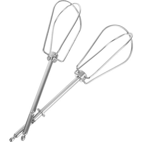 Fouet pour Batteur Électrique Remplacement,Embouts en Acier Inoxydable 304 Renforcé pour Fouetter et Mélanger : Accessoires de Mixeur pour Pâtisserie Maison et Décoration de Gâteaux, Argent (1/5)