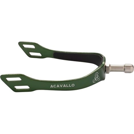 15 MM, verde scuro: Speroni inglesi anatomici con doppio occhiello con gambo intercambiabile (1/5)