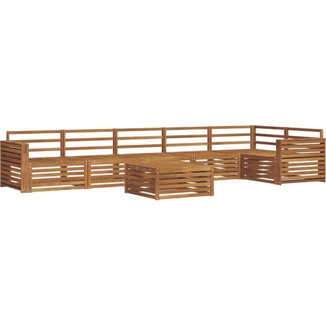 Outdoor Sofa Set 7 pcs Natural vidaXL (1/5)