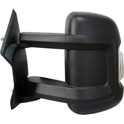 Rétroviseur manuel gauche noir avec sonde bras long 5W Citroen Jumper depuis 2006