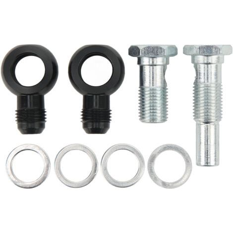 Kit de montage Banjo pour refroidisseur d'huile de Transmission AN6x1/4NPSM en alliage d'aluminium pour Transmissions 4L80E (1/5)