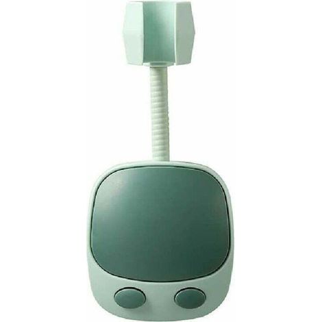 pair Support De Pomme De Douche Rotatif à 360 Degrés pour Salle De Bain sans poinçon Support De Montage à Ventouse Réglable Support De Douche Vert-Fei Yu (1/4)
