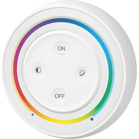 Télécommande Murale RF pour Variateur LED CCT+RGB Rainbow MiBoxer S2-W RGB (1/4)