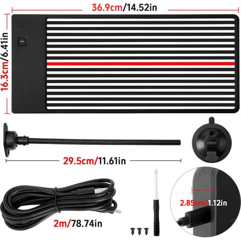 Mise à niveau du panneau réflecteur LED pour débosselage, outil de réparation sans peinture, interface de type C ou batteries peuvent être installées, kit de réparation automobile pour le retrait de l (1/5)