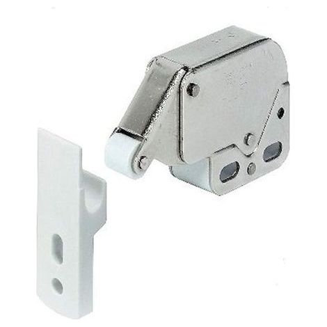 Lot de 2/4 mini loqueteaux à ressort pour portes d'armoire (1/4)